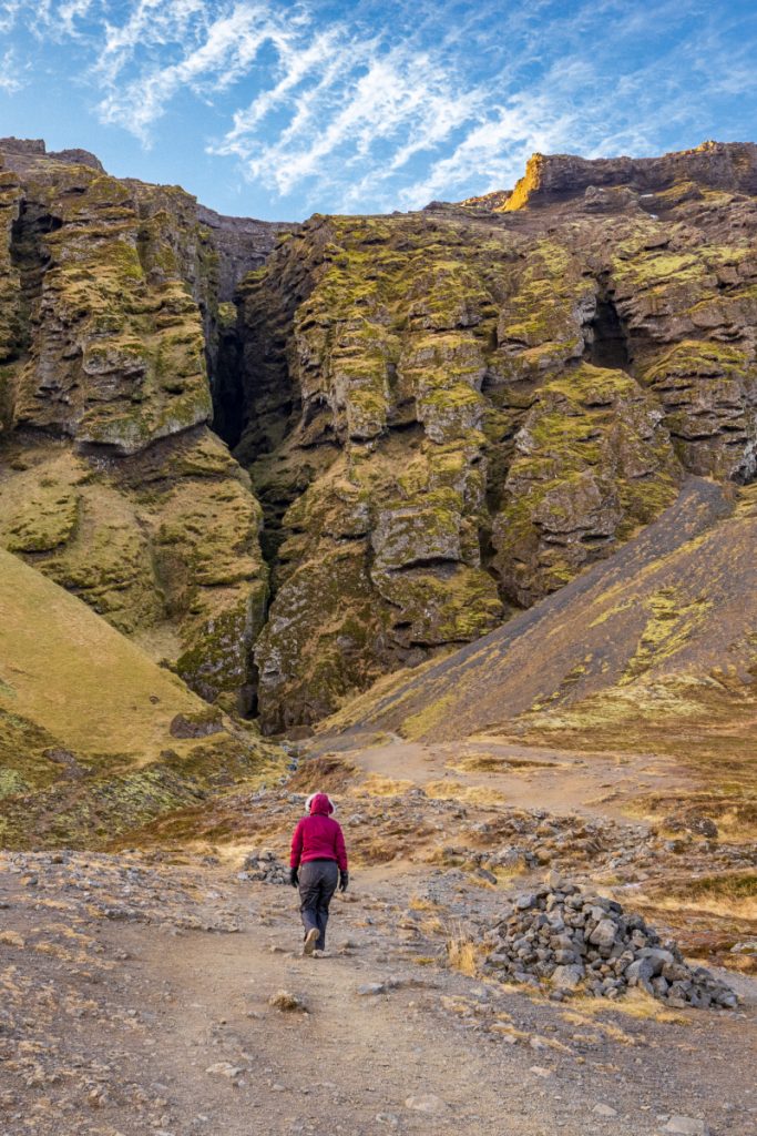 Bring your waterproof clothes and boots to this tight, icy gorge. You can walk a few hundred feet into the gorge. Mind your feet - you'll be stepping in running water! Highly recommended.