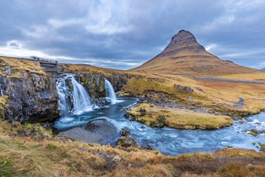 After paying a small fee to park, walking up a short, accessible path yields a spectacular view of Kirkjufellsfoss and Kirkjufell, two of the most-photographed landmarks in all of Iceland. Beautiful, but mind the crowds.