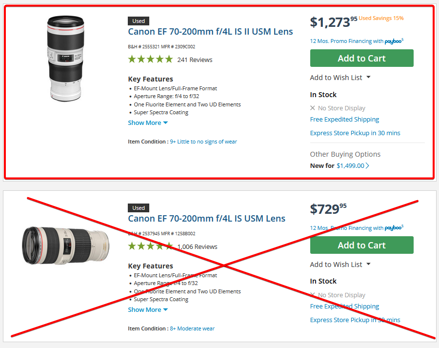 How to Confidently Buy Used Photo Gear Online